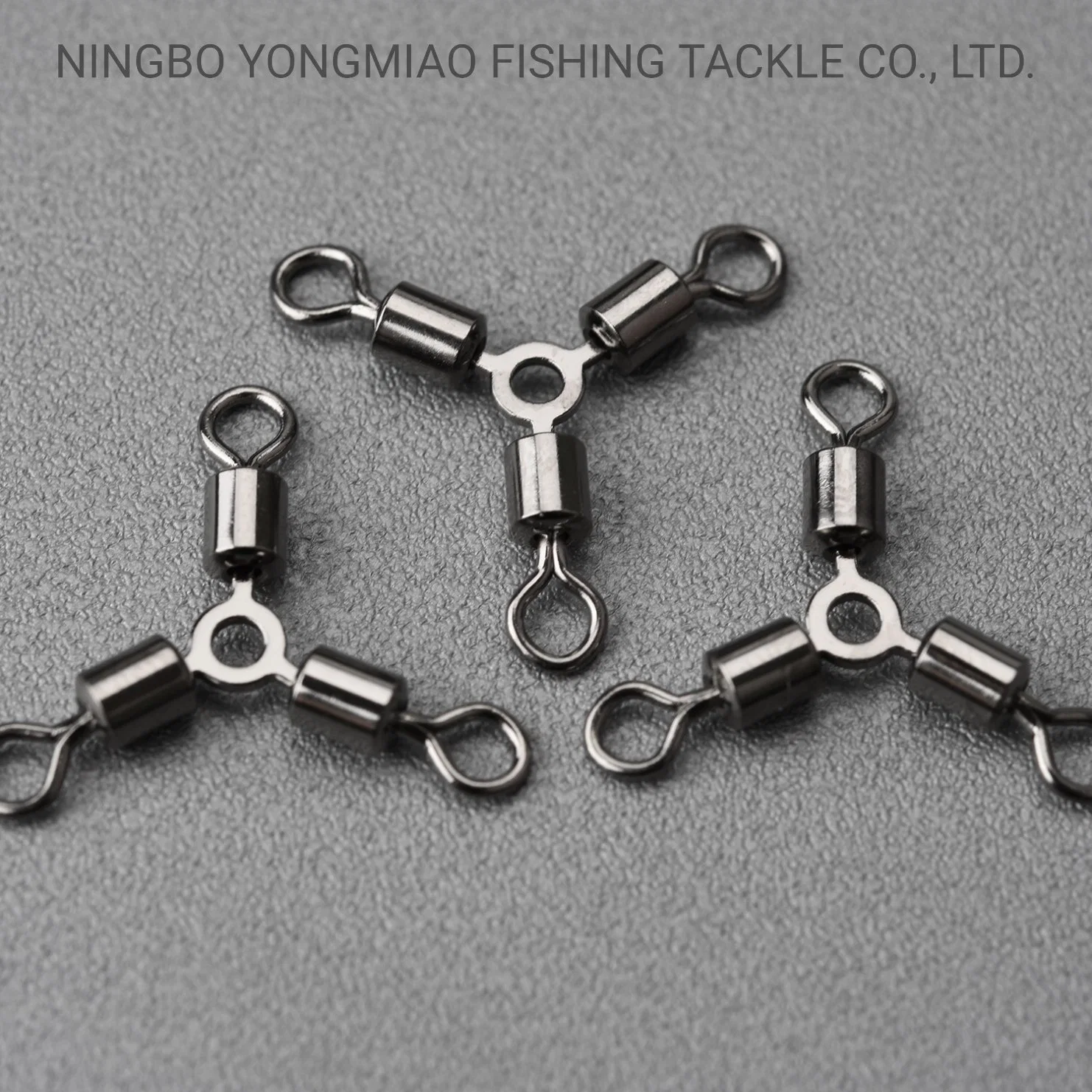 O-Shape Three Way Rolling Swivels Fishing Accessories