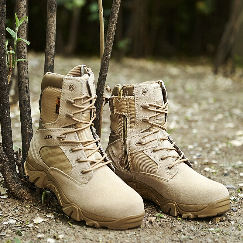 Military Boots Tactical Desert High-Top Combat Outdoor Hiking Wholesale/Supplier Boots