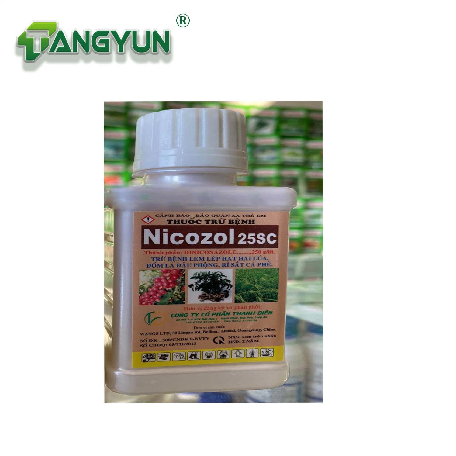 Diniconazole (95%TC, 12.5%WP, 100EC, 15%FS) -Fungicide Diniconazole25%Sc