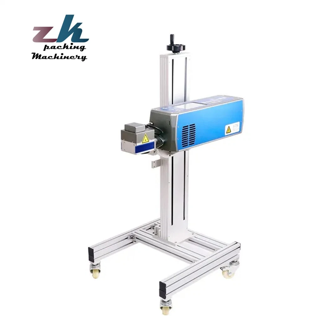 Factory Direct Supply30W 50W 60W 100W CO2 Flying Laser Marking Machine for Carton Medicine Food Paper Box Packaging Line with Small Business