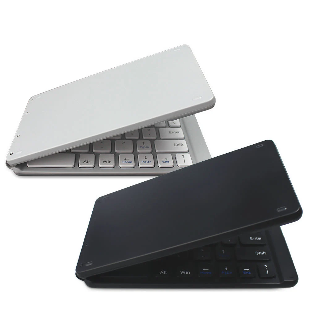 Clavier pliable sans fil portable Bluetooth pour téléphone portable et tablette.