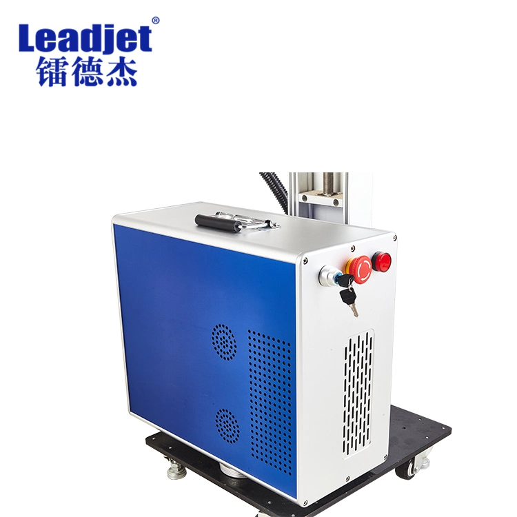 Industrial Optic 20W Fiber Laser Aluminum Cans Print Coding Marking Machine Printer