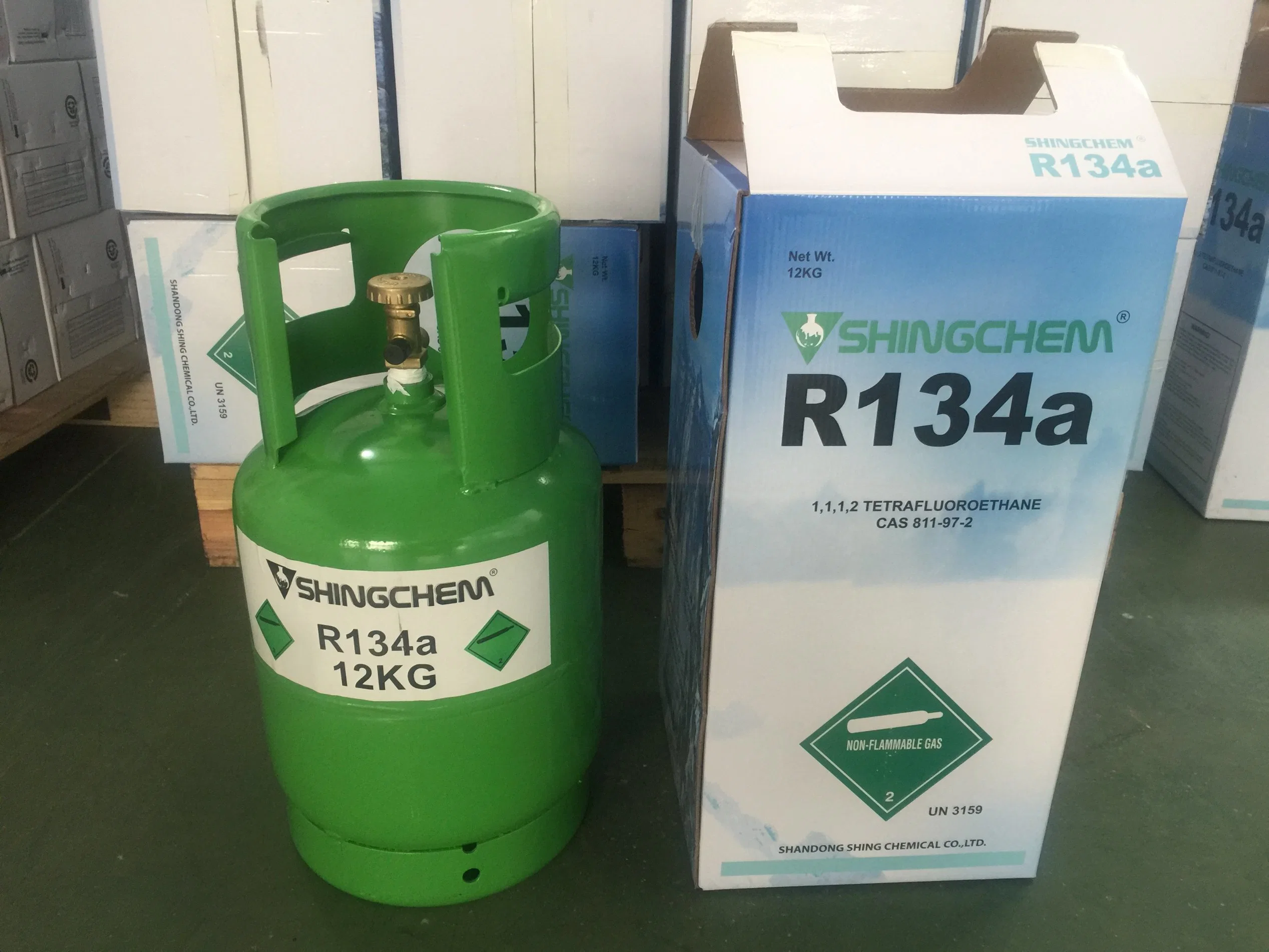 Shingchem High Purity 99.99% Refrigerant Gas Refillable Cylinder R134A