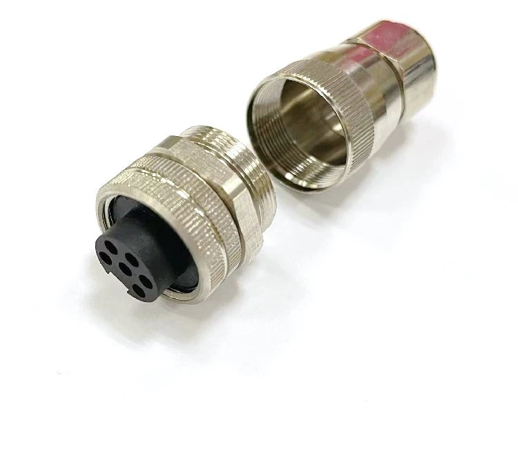 Female Field Assembly M23 6-Pin Waterproof IP67 Connector