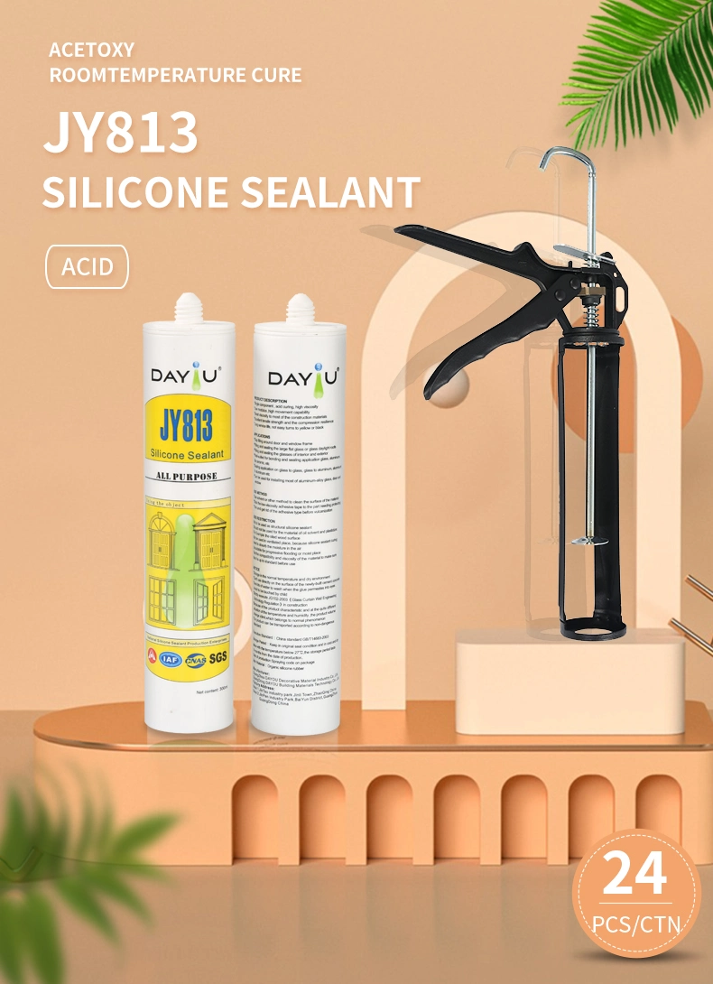 All Purpose Silicone Sealant Glue Acid Curing Adhesive Silicone Rubber