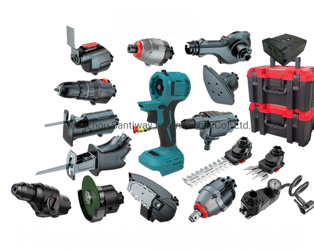16PCS Multiple Function Electric Tools Set Cordless Battery Impact Wrench