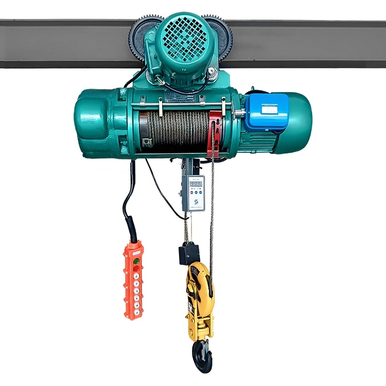 Double Speed CD MD1 2t 3ton 6m Lifting Motor Wire Rope Electric Hoist with CE