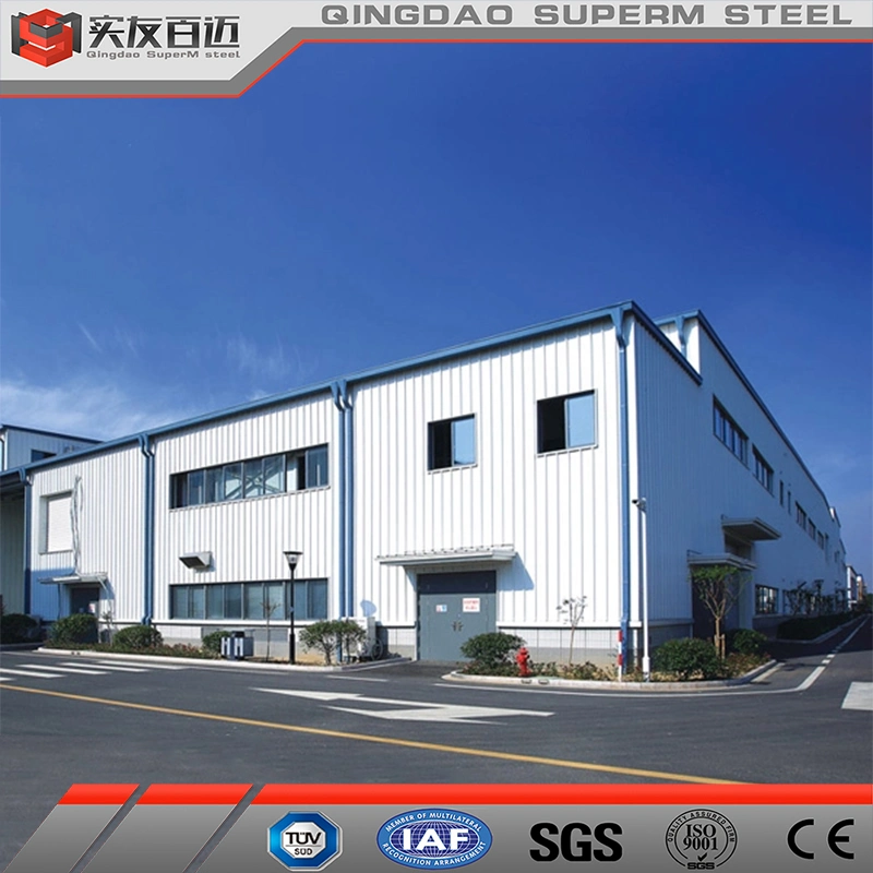 Prefabricated Building Construction for Metal Office Buildings Prefab Metal Structure Light Steel Frame Workshop