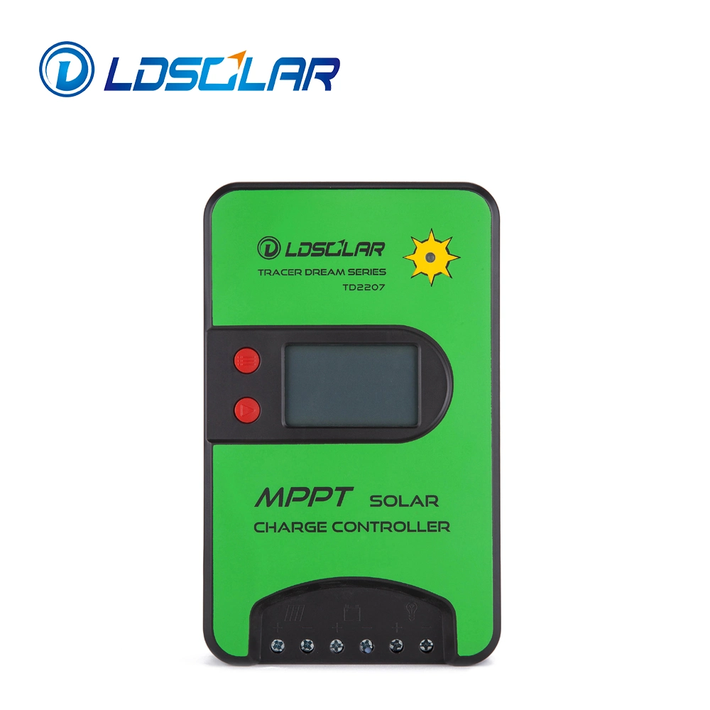 Contrôleur de charge solaire MPPT 12V40A pour système solaire domestique