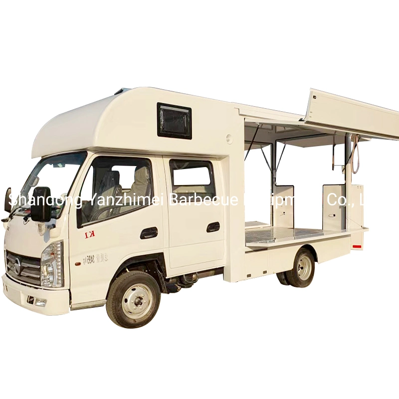 Factory Price Street Fast Food Cart Camping Caravan Truck Mobile Kitchen Food Truck for Sale