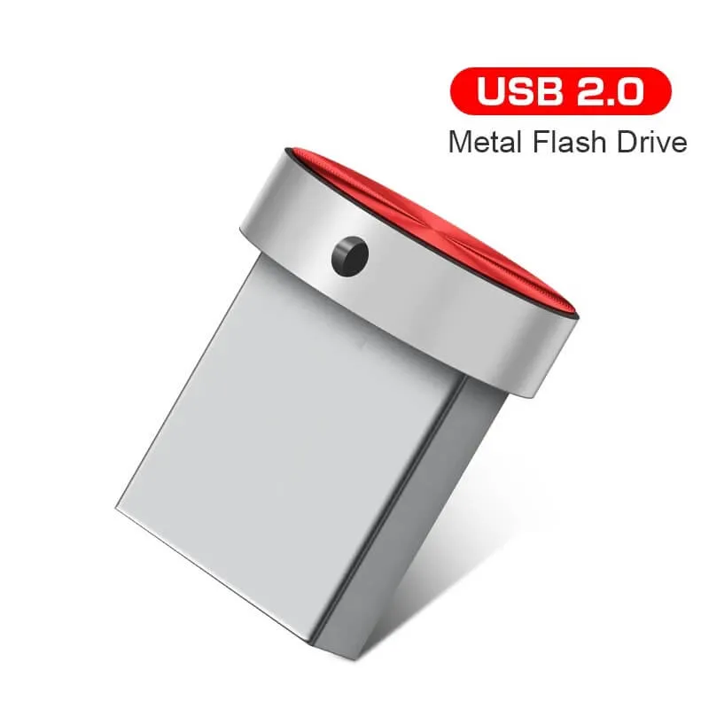 غطاء لولبي، محرك أقراص USB محمول صغير، USB محمول سعة 2.0 4 جيجابايت إلى 128 جيجابايت للتخزين