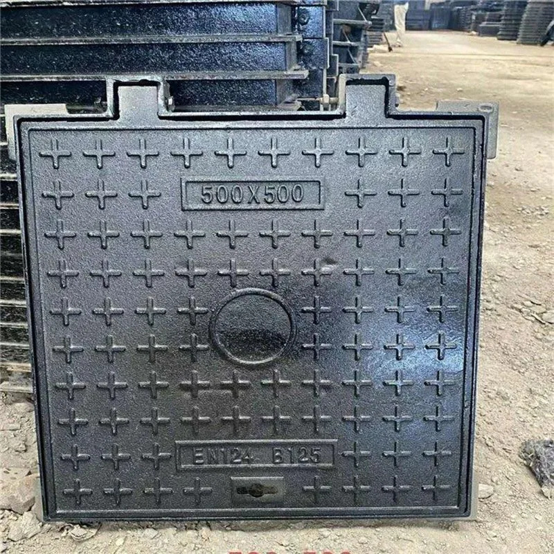 The Drawings Can Be Customized of Ductile Iron Grate Manhole Cover