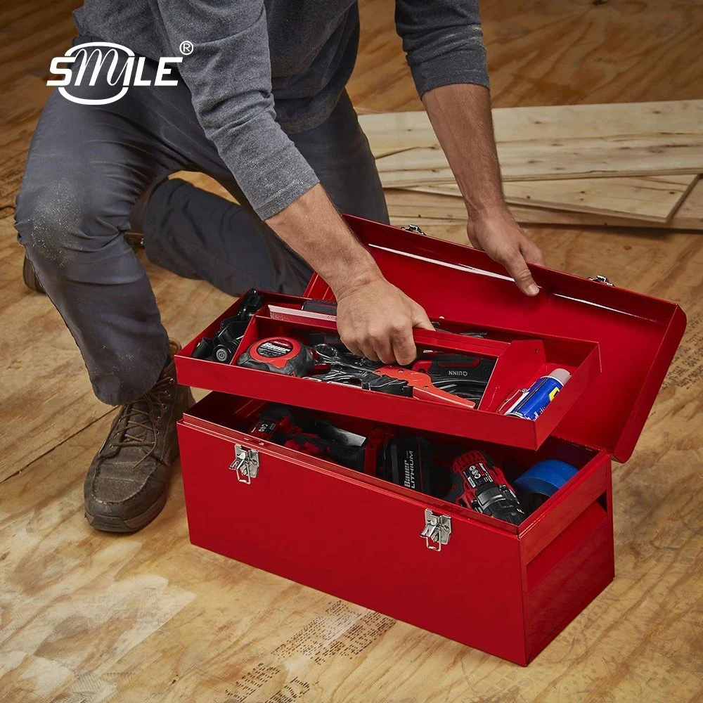 Custom Wholesale Shockproof Storage Tool Box Large Durable Metal Tool Box