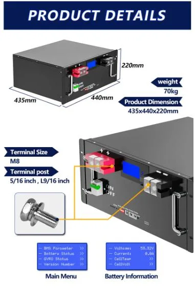 Rack Lipofe Categoría a4 200Ah 100Ah 280Ah LiFePO4 48V Batería de litio solar de 10kw a 48V 200Ah con pantalla LCD/Smart BMS