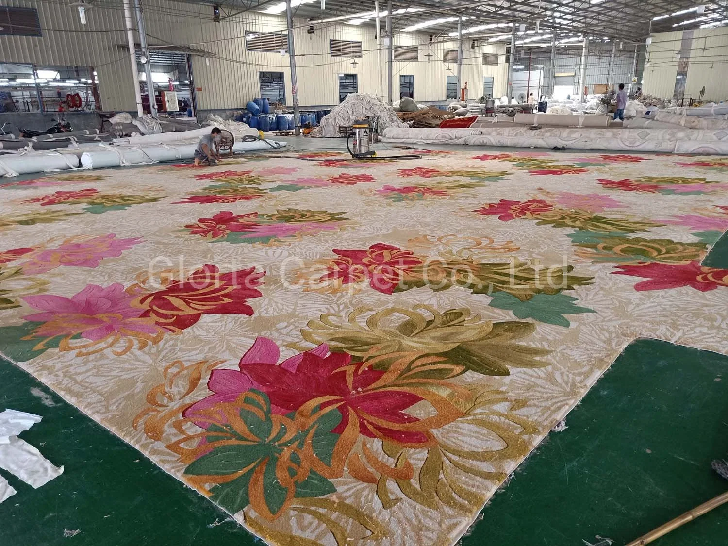 Alfombra de Flores de alta calidad Handtufted proyecto hotelero de alfombras de pared a pared