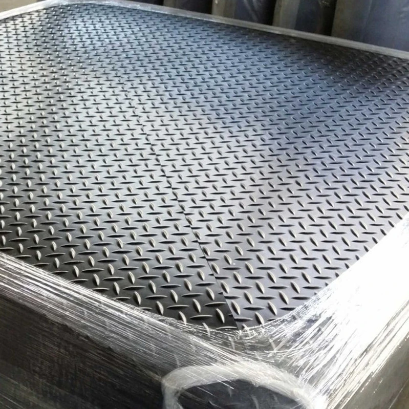 Factory Manufacture Non -Slip Diamond Plate Safety Rubber Mats /Rubber Sheet for Stairs