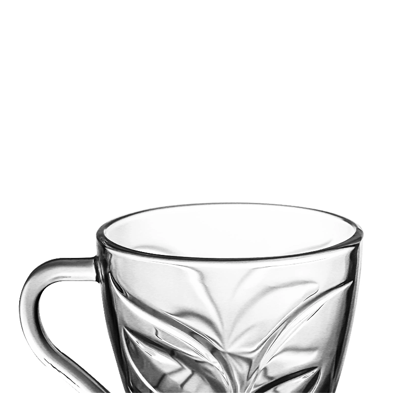 Wholesale/Supplier Transparent Promotional Tumbler Coffee Mug Glass Cup with Handle for Home
