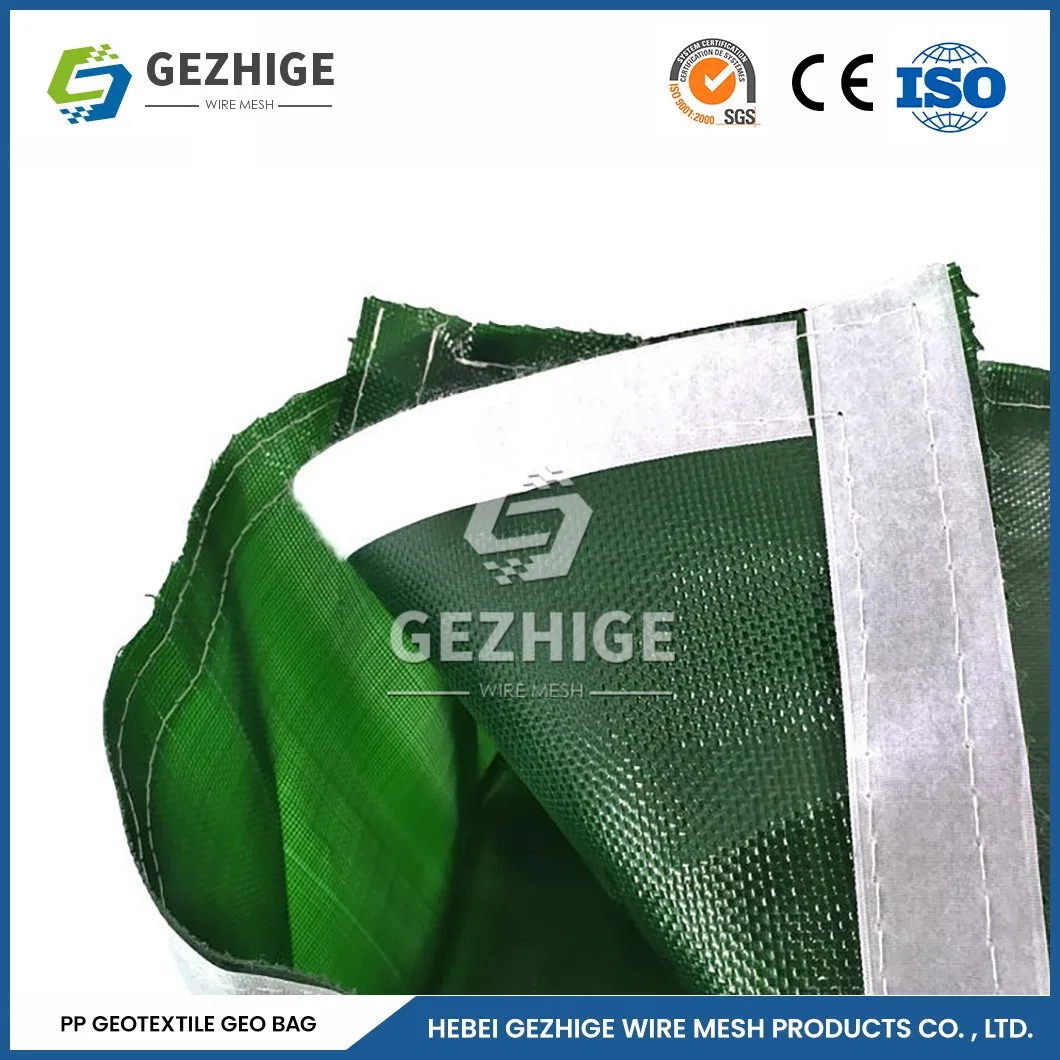 Gezhige fil de 2.0 mm épaisseur PVC enduit/galvanisé filet de Gabion hexagonal Usine maille de fils tissé Gabions Chine non-toxique PP érosion du sol Sac de contrôle