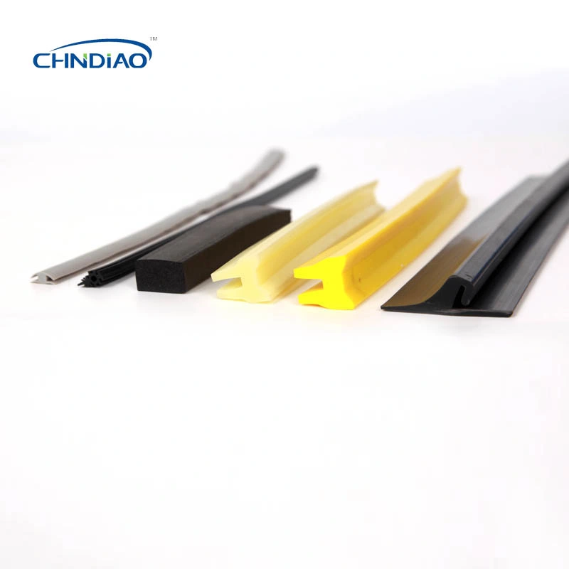 Custom High Tear Waterproof Extruded Car Door Window Silicone Rubber Sealing Strip