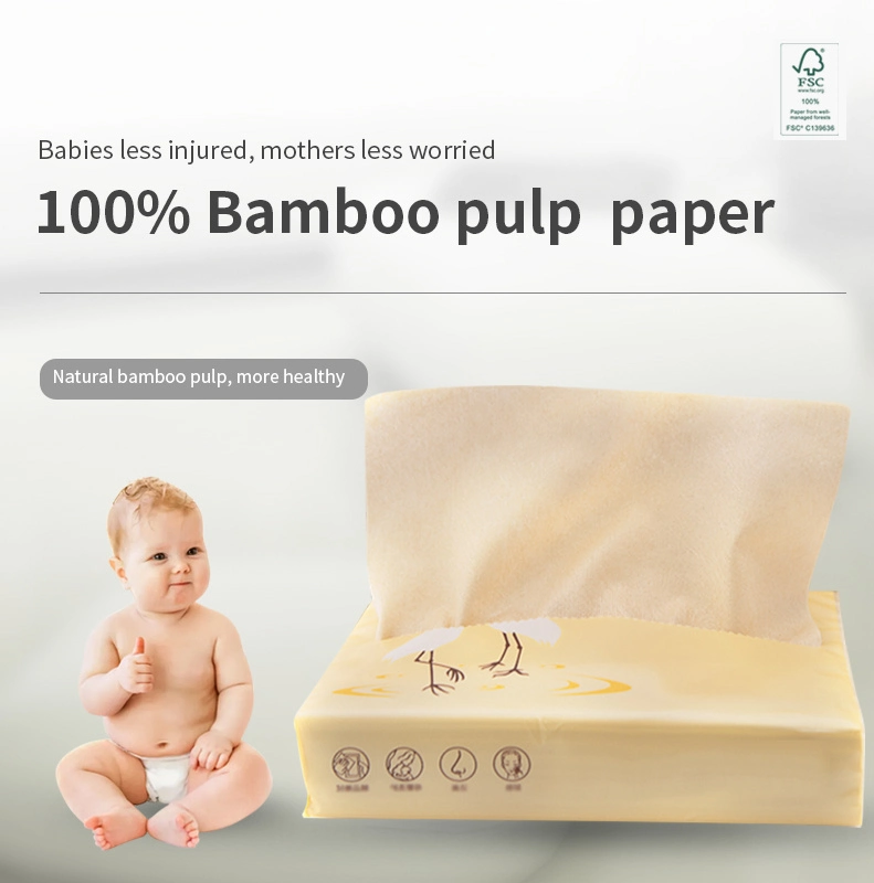 Baby Tissue Paper More Thick More Comfortable, Customize Packaging, Logo and Size. Used for Daily Care