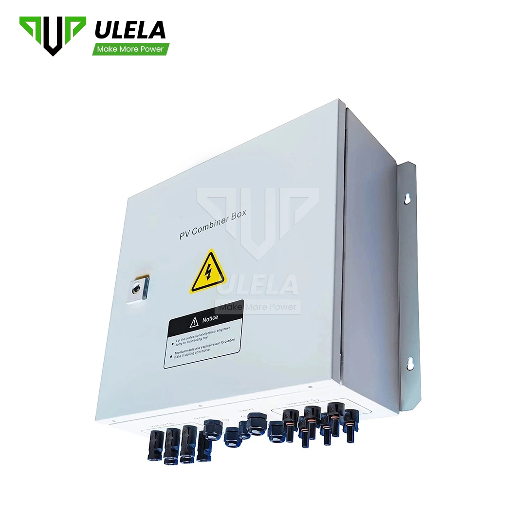 Ulela 100A Combiner Box Manufacturing PV Combiner Box 6 String China Solar Panel Kabel Combiner Box