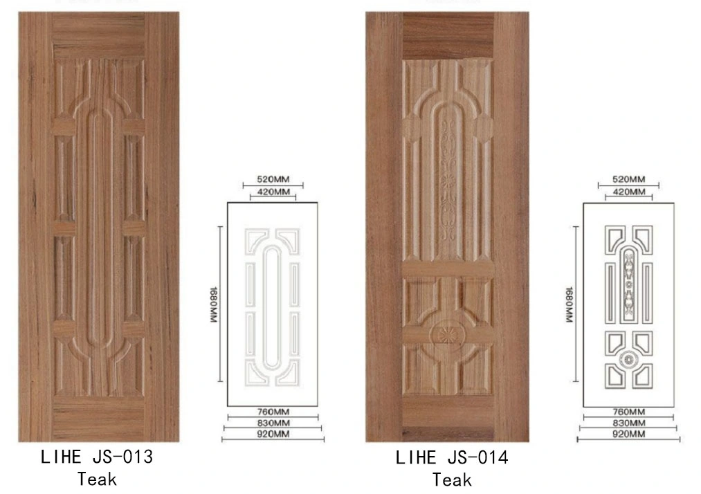 High Quality Turkish Design Door Panel Wooden Grain Veneer Skin for Entrance