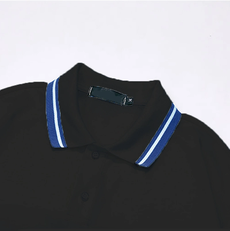 Business Wear Contrast Collar Polo Shirts Mens Wholesale/Supplier Polos
