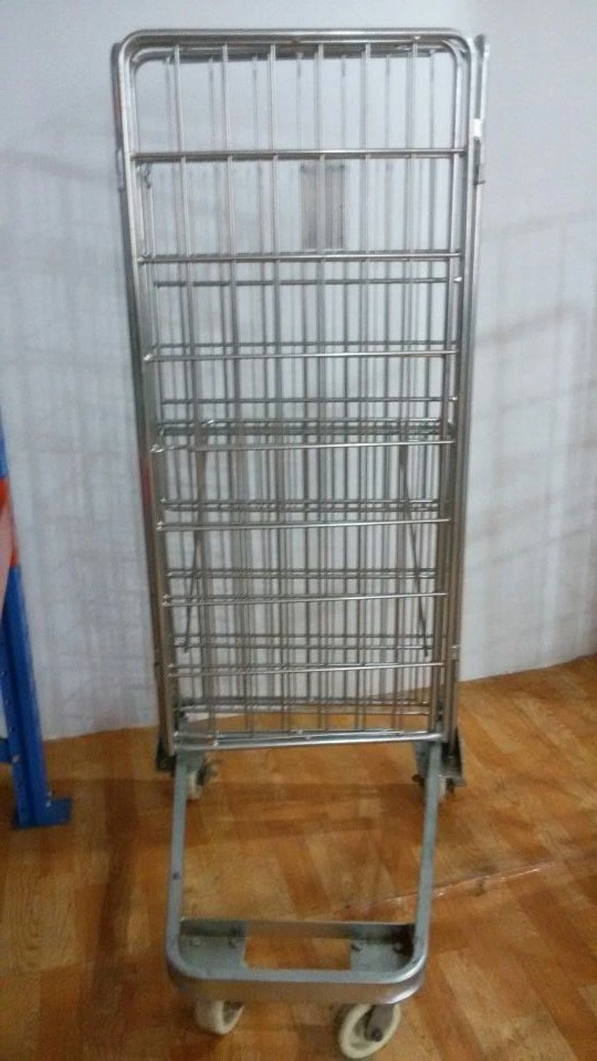 Wire Mesh Container Steel Metal Wire Box Warehouse Cage Box