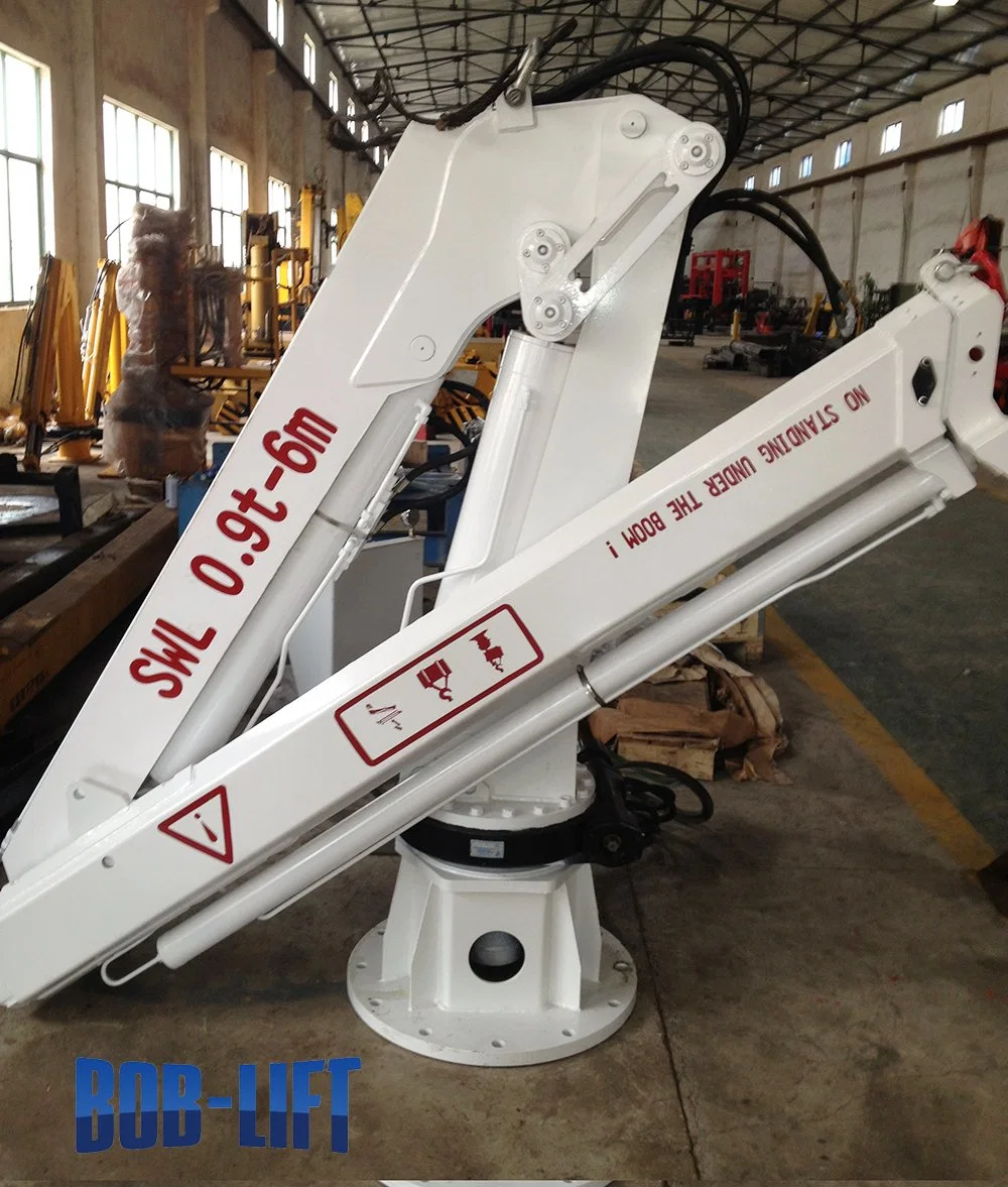 2 Ton Small Ship Crane Boom Ship Hoist Lift Sand Offshore Usage