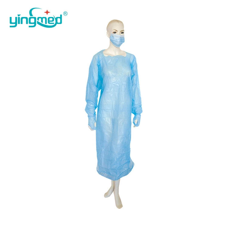 CPE Coat Gown Disposable CPE Isolation Gown Medical Disposable Hospital CPE Gown