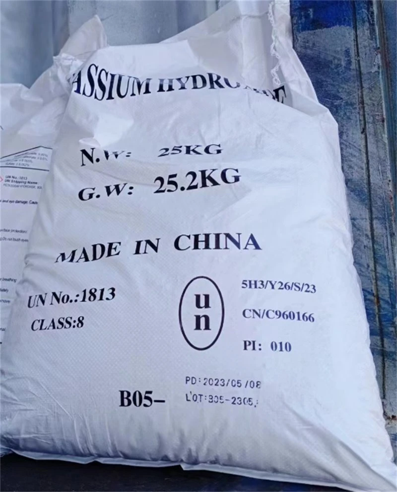 Food Grade 90%Min Purity Potassium Hydroxide/ Caustic Potash