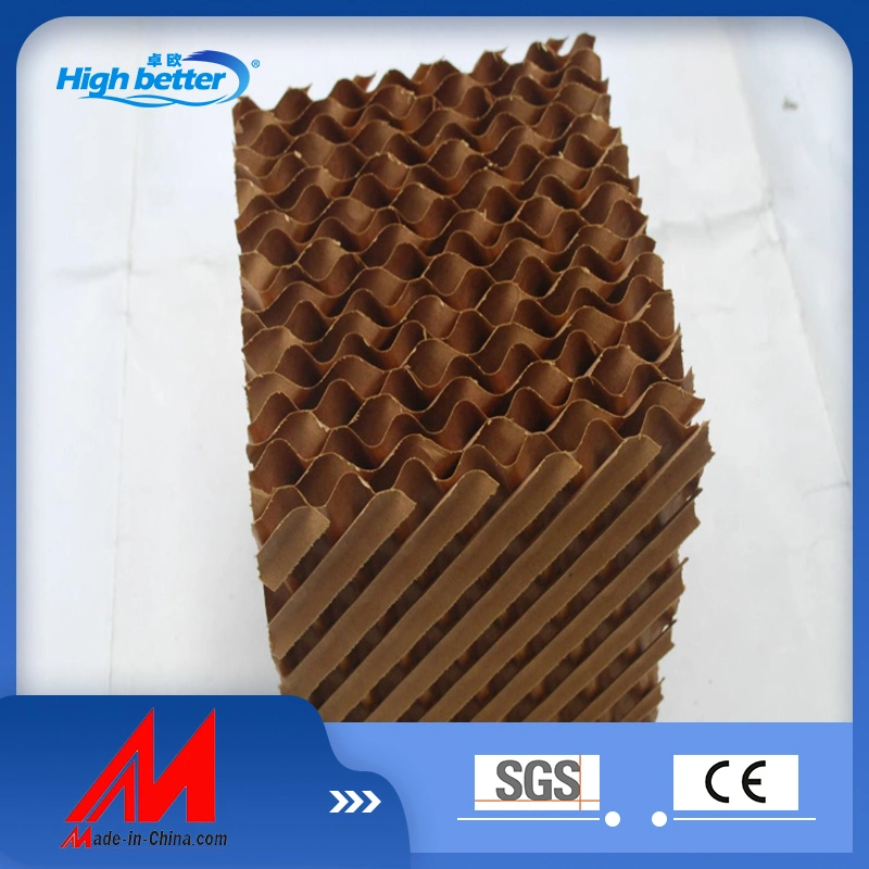 Evaporative Air Cooler Brown /Black Coating Color Cooling Pad /Exhaust Fan/for Greenhouse/Poultry House Equipment/Livestock House