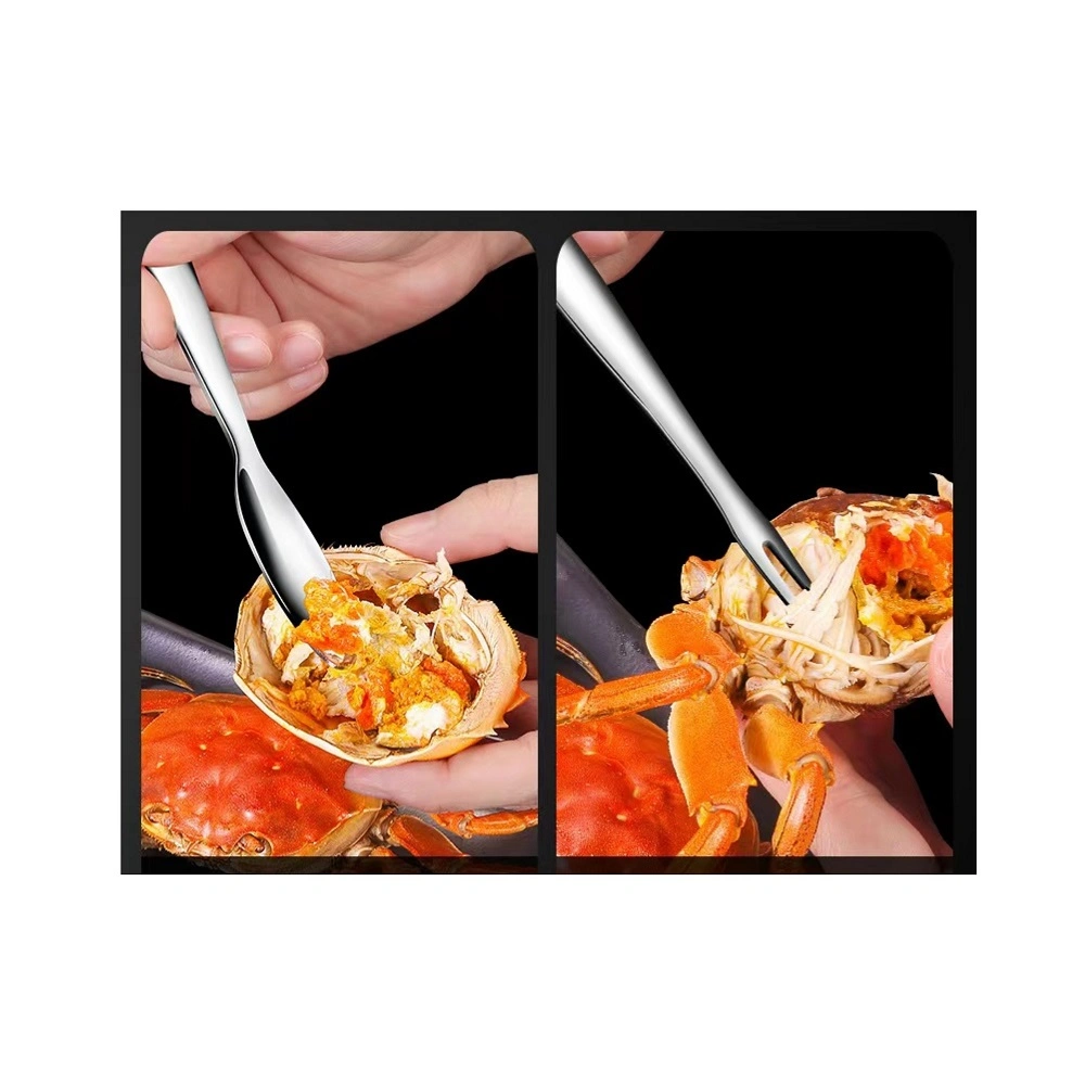 Multi-Function Lobster Crab Needle Stainless Steel Walnut Needle Fruit Fork Kitchen Gadgets Seafood Tools Esg18520