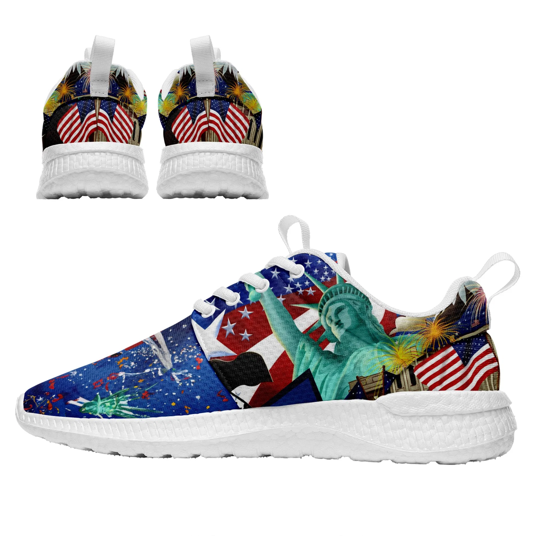 Custom Unisex Casual Sport Running Shoes Print on Demand Sneaker Drop-Shipping Footwear