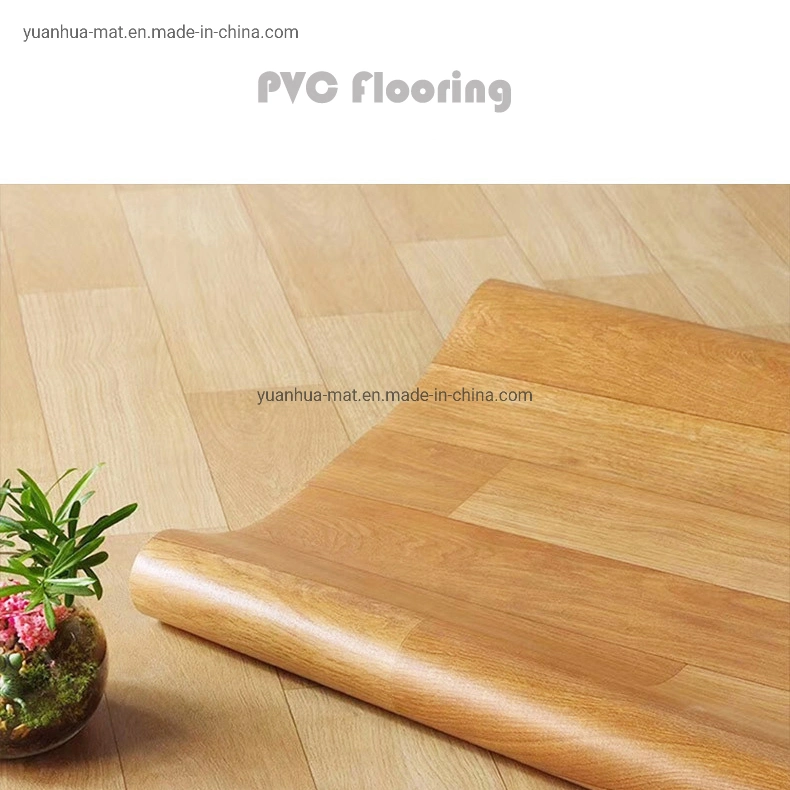 PVC Commercial Flooring Wearproof Non-Slip Vinyl Flooring Anti-Scratch Laminate Floor PVC Flooring