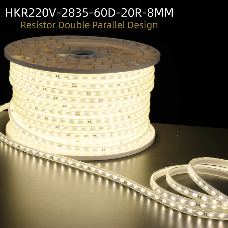 Светодиодная лента SMD2835 60d Flex/Rope, 220 в, светодиодная, световая