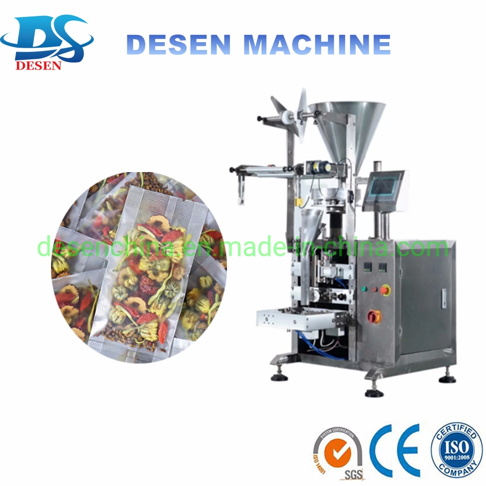 Full Automatic 200g 500g Filling Nitrogen Gas Sugar Ice Cube Packing Machine