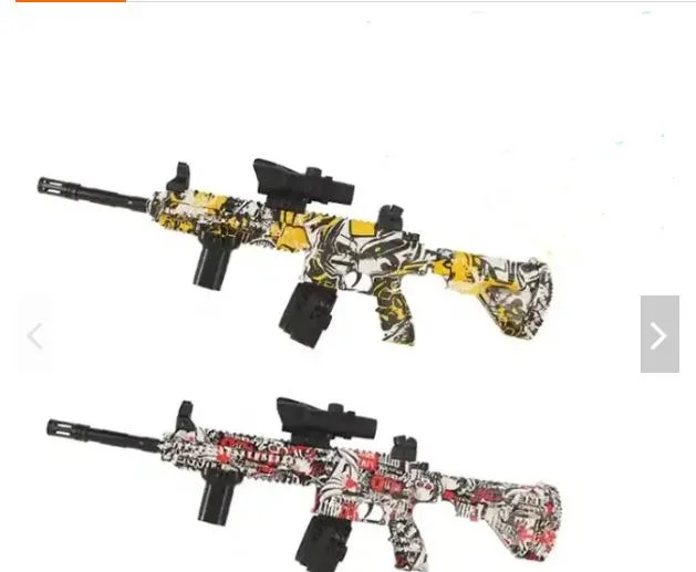 Mehrere Stile und Farben Gel Blaster Guns Electric M416 Splatter Ball Wasser Gel Perlen Spielzeug Pistolen