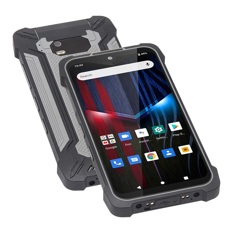 Appareil Android 11 ultra-fin 5.5 pouces Uniwa P551 robuste Avec NFC PDA Mobile