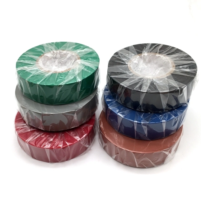 Colored Flame Retardant PVC Tape Waterproof Electric Black Insulation PVC Tape