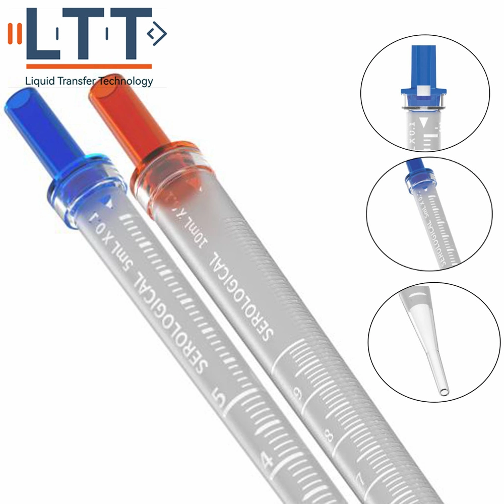 Accurate Dnase-Free Sterile Plastic Individually-Wrapped Precise Transparent Clear Marker10ml Serological Pipettes