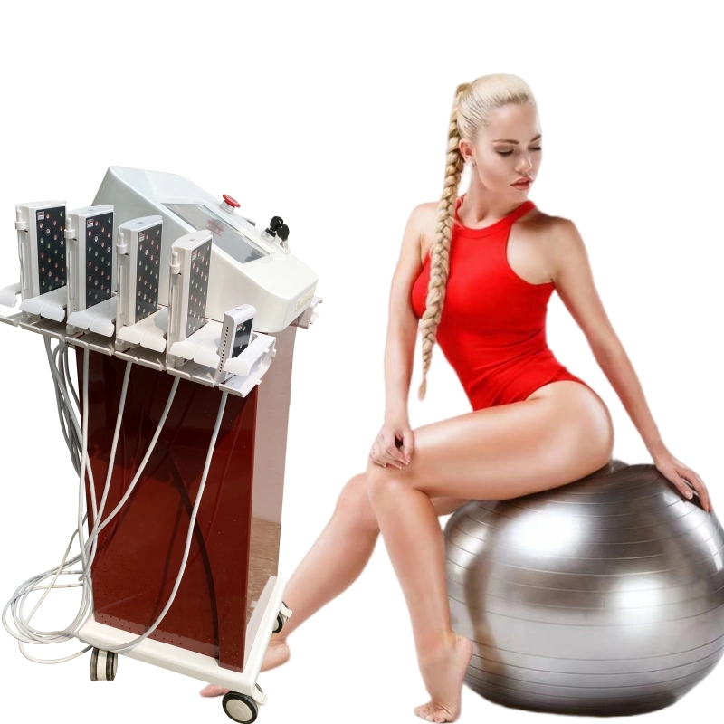 Vertical 5D Lipo Laser Fat Cell Reduction Body Slimming 210MW Smart Weight Loss Machine