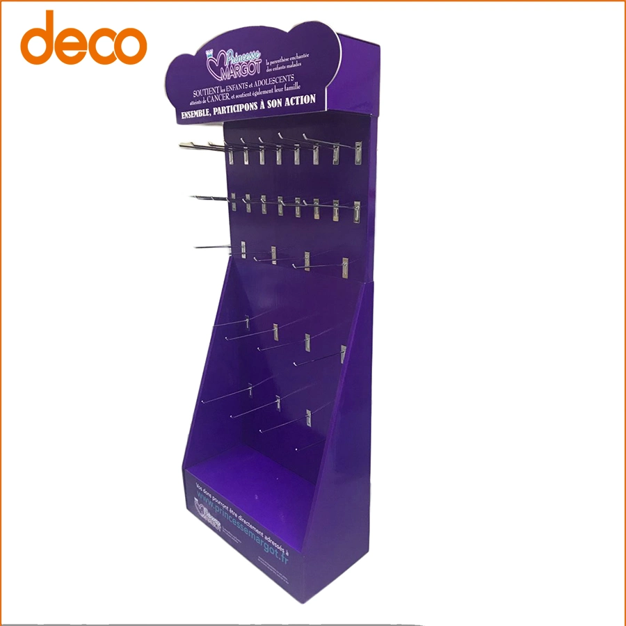 Point of Purchase Toys Retail Cardboard Display Shelf for Supermarket