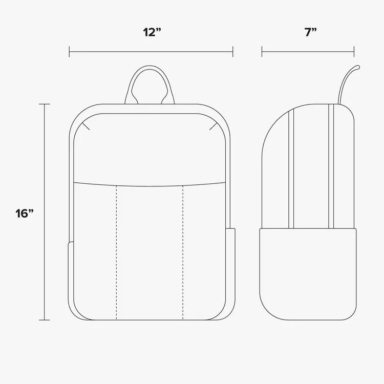 Mochila portátil para computador portátil empresarial de grande capacidade de 22 L, resistente e leve College Saco escolar