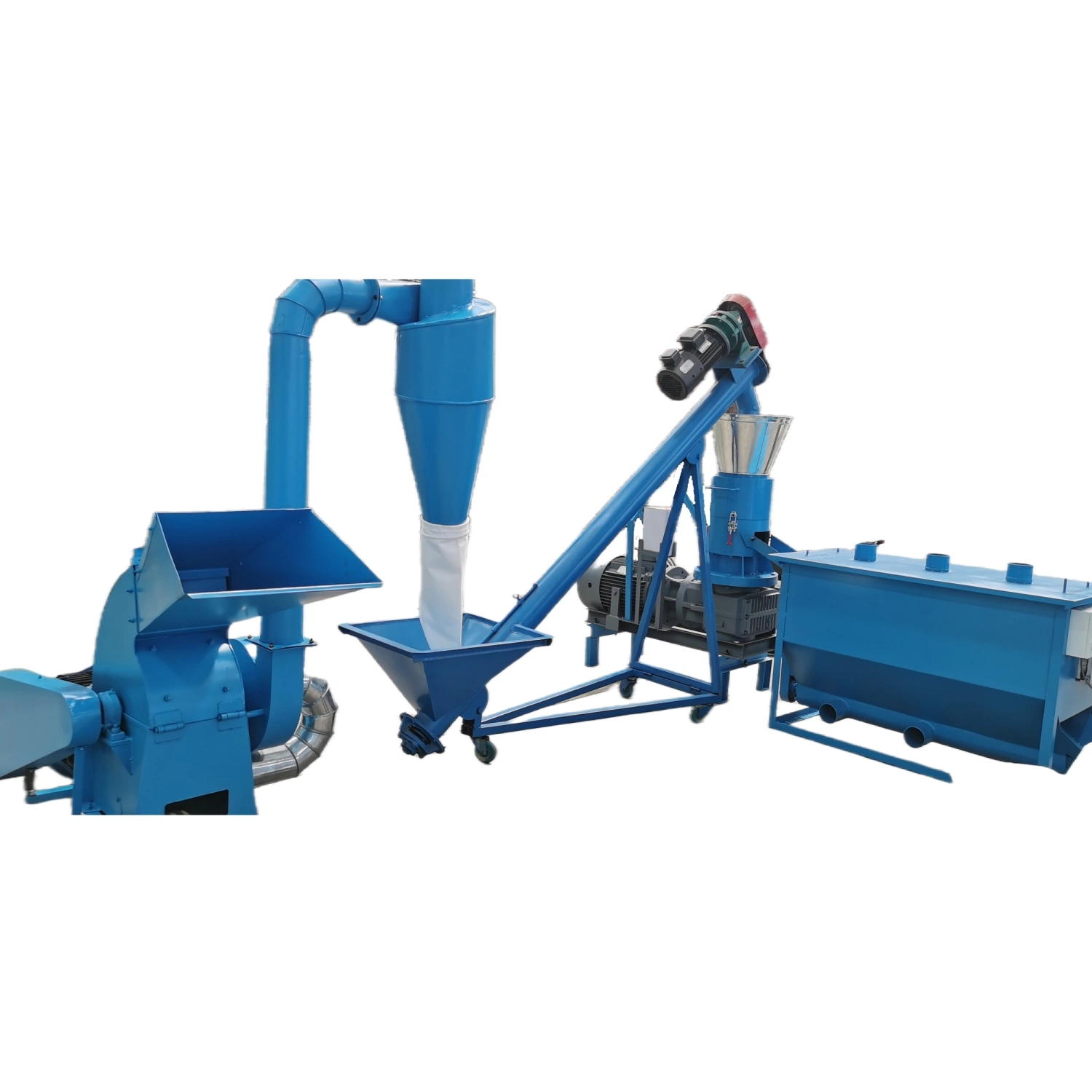 300-5000kg/H Complete Wood Pellet Production Line with Various Capacities Wood Pellets Making Machine