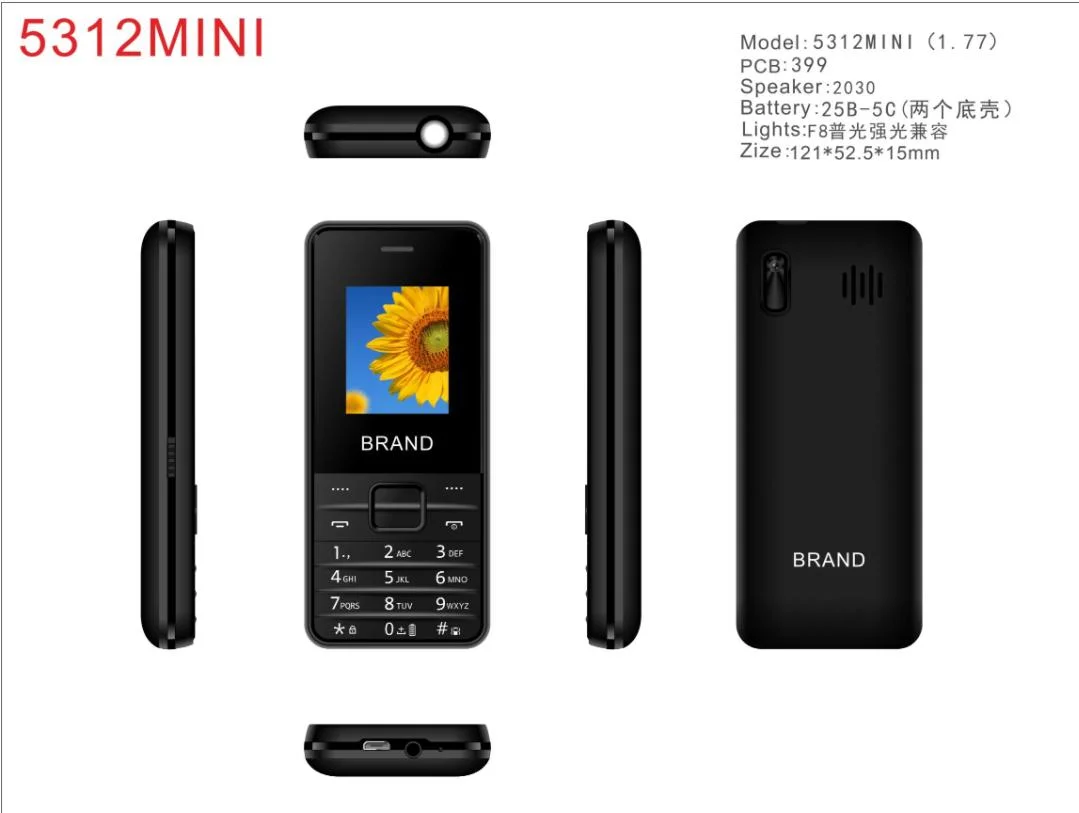 Dual SIM Mobiltelefon High quality/High cost performance  1,77inch Feature Phone 4G Mobiltelefon