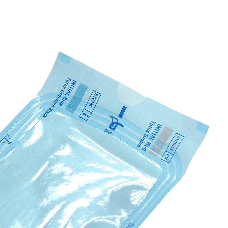 Medical Consumables Head Sealing Disposable Medical Supplies Autoclave Sterilized Paper Pouch Gusseted for Surgical Instruments