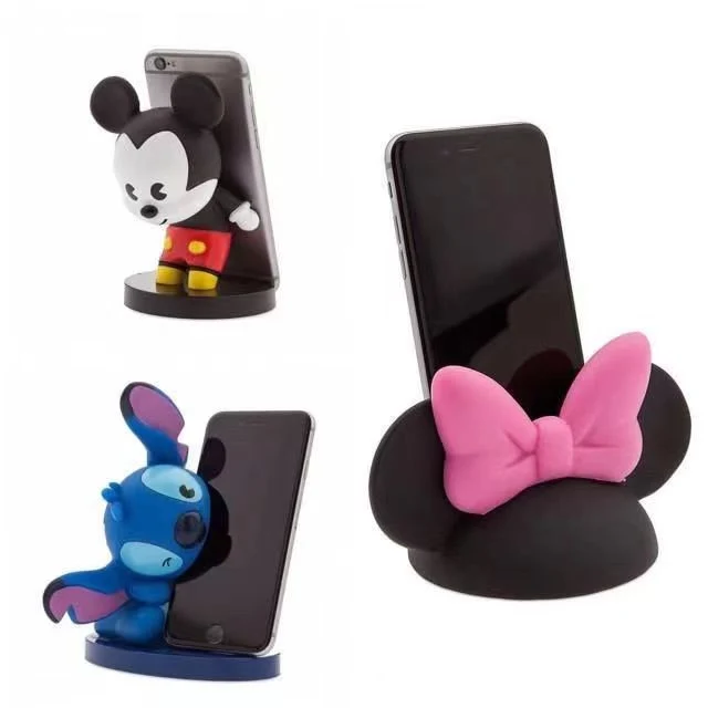 Hot Promotion Gift Customized Cartoon Plastic Toy for Phone Holder