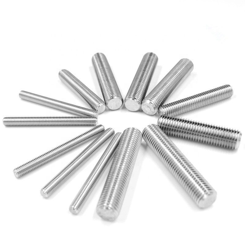 Fully M8 Stainless Steel DIN975 DIN976 SS316 SS304 Threaded Rod