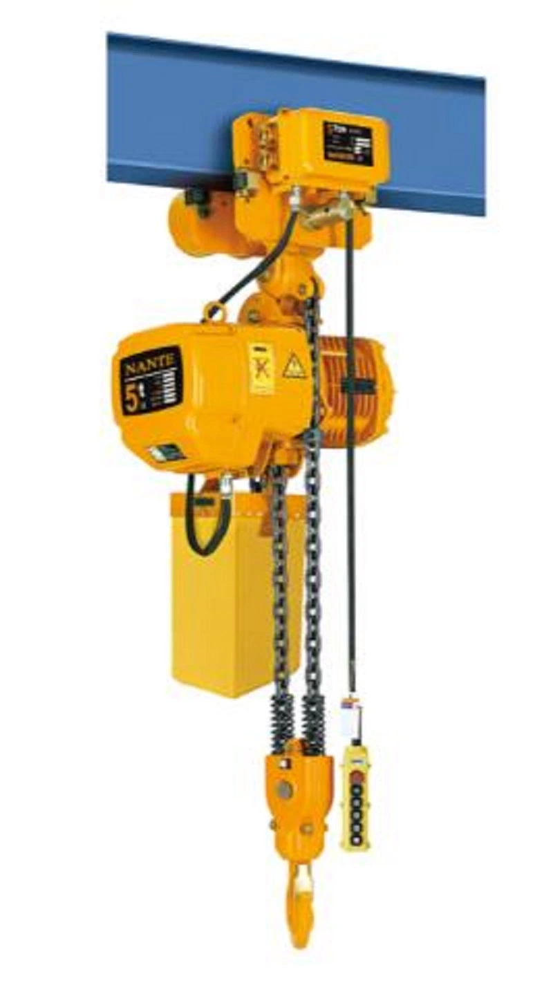 Light Duty 0.5ton Electric Mechanical Engine Lifting Chain Hoist with Trolley